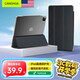 CangHua iPad Pro2022保護殼12.9英寸 2021/2020款Pro12.9保護套蘋(píng)果平板電腦支架三折超薄防摔皮套 黑色