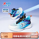 特步（XTEP）兒童氫風(fēng)5.0小童款透氣旋鈕扣運動(dòng)跑鞋 黑/智能藍 33碼