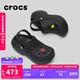 卡駱馳crocs貝拉洞洞鞋沙灘鞋包頭女鞋厚底拖鞋|210062 黑色-001(含智必星） 36 (220mm) 37