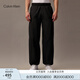 Calvin Klein運動【防水】25春夏男士ck戶外露營休閑訓(xùn)練健身運動褲GMS5P658 UB1-太空黑 XS