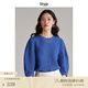 旅途原品（ltyp）苧麻女上衣優(yōu)雅休閑五f分袖小衫設(shè)計(jì)感文藝襯衫秋季 明藍(lán)色-100%亞麻 L-XL/165-170cm（現(xiàn)貨）