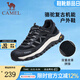 駱駝（CAMEL）戶外運動鞋休閑鞋復古緩震厚底登山徒步男鞋子 G13A342139黑色 四季款 41