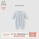 乖奇熊【輕爽棉】寶寶夏季裝連體衣薄款長袖空調(diào)服嬰兒彈力哈衣爬服春秋