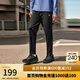 斯凱奇（Skechers）2025秋季新款彈力褲腰長(cháng)褲休閑直筒運動(dòng)闊腿工裝褲 碳黑/0018 XL