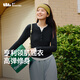 蕉下（beneunder）打底衫女內搭可外穿洋氣亨利領(lǐng)長(cháng)袖T恤女裝SF027黑L