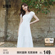 森馬（Semir）連衣裙女白月光氣質(zhì)溫柔夏季2025蝴蝶結優(yōu)雅U領(lǐng)長(cháng)裙109325114004