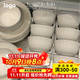 聲希碗盤(pán)餐具輕奢碗筷碗碟碗具餐具套裝家用碗盤(pán)組合高檔喬遷送禮 10人食配湯碗 42件套 【禮盒包裝 破損包賠】配置見(jiàn)圖2