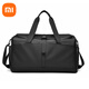 小米世家健身包干濕分離男短途旅行包大容量游泳手提行李包運動(dòng)斜挎 黑色