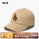 MLB帽子張凌赫明星同款男女軟頂棒球帽遮陽鴨舌帽3ACPB064N-07BGL-F