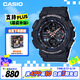 卡西歐（CASIO）手表女G-SHOCK時尚個性運動學生電子日韓表女友禮物GMA-S140-1A
