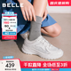 百麗簡(jiǎn)約基礎老爹鞋女2025秋新厚底增高透氣網(wǎng)面休閑鞋E3E1DCM5 米色 36 (230mm)