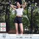 Calvin KleinJeans春夏女士簡(jiǎn)約字母時(shí)尚ck辣妹重磅微彈正肩短袖T恤J221171 YAF-月光白 L