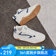 361度361 男鞋中幫板鞋運動鞋休閑板鞋男滑板鞋學(xué)生鞋保暖防滑鞋百搭潮 羽毛白/懷舊藍 【拒水易打理】 39
