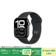 Apple/蘋果 Watch Series 10 智能手表GPS款42毫米亮黑色鋁金屬表殼黑色運(yùn)動(dòng)型表帶S/M MX1M3CH/B
