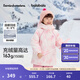 巴拉巴拉童裝女童羽絨服冬裝兒童三麗鷗外套【庫洛米IP】 紅色調(diào)00366-白鴨絨 130 充絨量129g