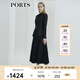 PORTS寶姿秋冬新品女裝長(cháng)袖小西裝LL9N045LCF055 黑色格子 M (6)