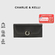 CHARLIE&KELLI CK品牌包包女包時(shí)尚長(cháng)款錢(qián)包女士2025新款零錢(qián)包卡包手拿包 黑色【京倉配送 品牌禮袋】