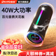 雷登（OHAYO）X10Ultra無(wú)線(xiàn)大音量藍牙音箱2025新款高音質(zhì)便攜式小型戶(hù)外自行車(chē)騎行防水音響重低音炮40W大功率 【傳奇音質(zhì)】賽道揚聲器-黑 官方標配【40W】