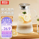 GIANXI涼水壺冷水壺大容量家用耐高溫高硼硅玻璃開水壺節(jié)日禮物 1.8L