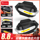 摩多狼（MOTOWOLF）摩托車護(hù)手罩賽艇春風(fēng)鈴木雅馬哈手把擋風(fēng)罩大排量街車改裝配件 黑色不帶燈[加厚鋁合金+反光條]