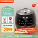 福庫（CUCKOO）黑晶鉆電飯煲家用2-8個(gè)人韓國原裝進(jìn)口大容量高壓電飯鍋智能語(yǔ)音定時(shí)多功能IH高壓鉆石聚能內膽 AH1080FD 5L