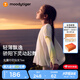 moodytiger[開學(xué)禮]女童仙女T恤輕薄涼感夏兒童防曬衣長袖假兩件上衣親子裝 【熱銷】幻彩鳴粉【仙女T】 150 cm