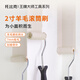 托比克羊毛滾筒刷9寸耐溶短毛乳膠漆油漆涂料刷墻滾筒刷子涂刷工具 2寸羊毛滾筒刷（1手柄+2替換頭）