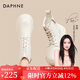 達(dá)芙妮（DAPHNE）馬丁靴女短靴2024新款春秋季英倫風(fēng)厚底小個(gè)子皮靴顯瘦百搭 米白色 單層 跟高7.2cm鞋寬11cm 37 (235mm) 標(biāo)準(zhǔn)碼