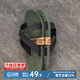 馬登軟底拖鞋磨砂細紋仿滑耐磨百搭休閑外穿一字拖涼鞋潮流男夏 卡其綠 馬登工裝 43 (265mm) 偏小一碼