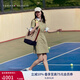 TOMMY HILFIGER【復(fù)古工裝風(fēng)】25夏季女裝斜紋收腰顯瘦襯衫裙連衣裙04316 深綠色L9F M
