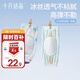 十月結晶嬰兒冰袖枕透氣吸汗云片枕冰絲手臂墊【2條裝】西瓜+青檸