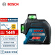 博世（BOSCH）GLL 3-60 XG 高精度激光水平儀標線儀貼墻儀綠光12線紅外線水平尺