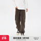 CHINISM  CH赤塵美拉德棕色復古牛仔褲男士寬松美式休閑彎刀褲簡(jiǎn)約褲子 棕色 M