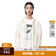 幻走（MOVEUP）2025春季新款.FUN系列連帽碎褶插袋設(shè)計師短款防曬服女 象牙白 L