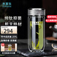 水宜生純鈦玻璃杯雙層防燙鵝蛋杯便攜抑菌高檔泡茶杯水晶杯子男女士禮盒 鈦晶銀【禮盒包裝】