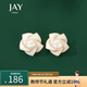 Jay花朵耳釘女小眾設(shè)計感耳飾輕奢時尚耳環(huán)送女生生日禮物教師節(jié)禮物