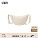 森馬（Semir）斜挎包男2024新款純色簡(jiǎn)約通勤胸包時(shí)尚休閑風(fēng)背包情侶斜挎包 奶白10501 均碼