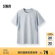 森馬（Semir）短袖T恤男吸濕速干運(yùn)動(dòng)上衣涼感防曬2025夏撞色拼接109325100126