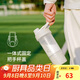 樂(lè )扣樂(lè )扣（LOCK&LOCK）運動(dòng)搖搖杯獨立儲存盒隨手塑料杯健身茶水杯灰色（580mL+170mL）