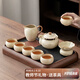 唐豐汝窯茶具整套帶茶盤功夫茶具套裝中式家用陶瓷泡茶壺蓋碗茶杯套裝