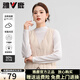 雅鹿羽絨馬甲女2025年秋冬新款輕薄內膽時(shí)尚保暖貼身大衣內搭V領(lǐng)背心 米色 S 【推薦90-100斤】