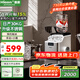 惠康（HICON）制冰機(jī)家用商用擺攤?cè)詣?dòng)冰塊機(jī)30/35kg大容量酒吧冰塊奶茶店全自動(dòng)制冰機(jī)方塊制冰器 熱銷【手動(dòng)+倒扣桶】升級(jí)不銹鋼-24顆-產(chǎn)30KG