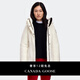 加拿大鵝（Canada Goose）【新品】Leslie女士黑標派克大衣休閑外套大鵝羽絨服 3833WB 9433 北辰白 S