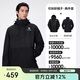 駱駝（CAMEL）戶外三合一沖鋒衣男抓絨內(nèi)膽防風(fēng)防水外套登山服 A14CA18671