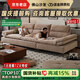 寬大棉麻沙發(fā)坐深可調節靠背布藝直排沙發(fā)客廳簡(jiǎn)約2025年新款 2.8*1.2米直排 親膚透氣棉麻+柔軟羽絨坐墊