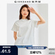 佐丹奴T恤女純棉親膚氣質(zhì)小衫女舒適寬松小高領(lǐng)t恤女短袖05322396