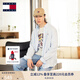 TOMMY JEANS【棉麻混紡】25新款春夏男裝純色休閑中性簡(jiǎn)約襯衫外套20875 淡藍(lán)色C3Q L
