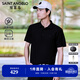 報喜鳥短袖POLO衫男裝【涼感抗菌科技】2025夏季新款男士時尚短袖POLO衫 曜石黑 L -48(175/96)