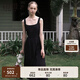 Teenie Weenie小熊女2025年夏季新款優(yōu)雅氣質(zhì)赫本風(fēng)無(wú)袖白色連衣裙長(zhǎng)裙女 黑色 L