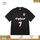茵寶（Umbro）【歐文同款】官方歐洲杯系列運(yùn)動(dòng)短袖球衣上衣男款復(fù)古足球風(fēng)T恤 凝眸黑 XL